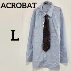 【ACROBAT】ドレスシャツ ネクタイ コーデセット シティーボーイ L
