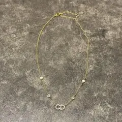 Dior ゴールド CDロゴ ネックレス