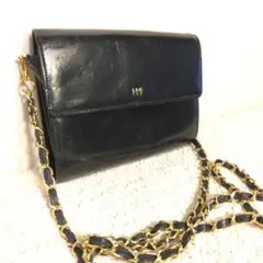 HM ハナエモリ シンプルでエレガント チェーンストラップパーティーバッグ