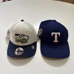NFL シアトル・シーホークス & テキサスレンジャーズキャップセット