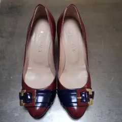 DIANA バイカラー パンプス 高ヒール