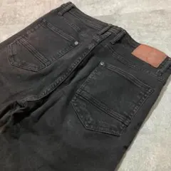 【ZARA MAN】ザラ マン ストレッチ ブラックスキニーデニムパンツ