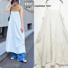 CIAOPANIC TYPY 2way ダブルガーゼキャミワンピース アイボリー
