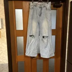 新品未使用タグ付きレプシムのダメージパンツLサイズ