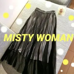 MYSTY WOMAN❇123❇お値打ち⭐プリーツスカート ブラック系