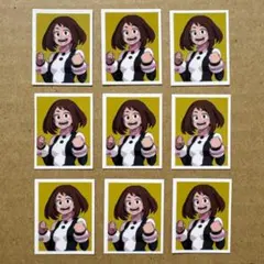 2018 ジャンプフェア 特典 シール 僕のヒーローアカデミア 付録 麗日お茶子