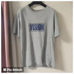 VISION STREET WEAR ボックスロゴプリントTシャツ
