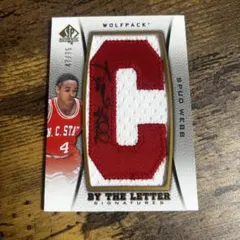 Spud Webb サイン入りパッチカード NC State