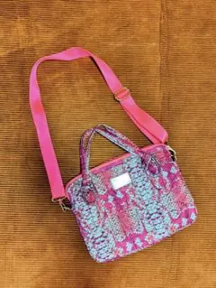 パイソン柄　マークジェイコプス　パソコンケース　ショルダーバッグ