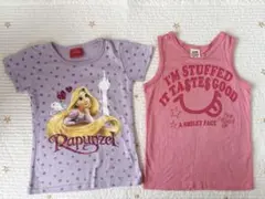 Tシャツとタンクトップ 2枚セット 130cmのサムネイル