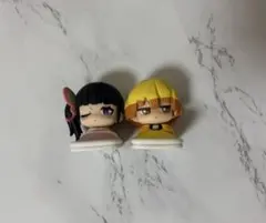 鬼滅の刃　おねむたん　我妻善逸　栗花落カナヲ ガチャガチャ　セット