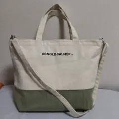 アーノルドパーマー　肩掛けトートバッグ　キャンバスバッグ