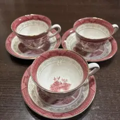 NIKKO ニッコー ダブルフェニックス 赤山水 兼用碗皿6客セット NIKKO ニッコー ダブルフェニックス 赤山水 兼用碗皿6客セット - メルカリ