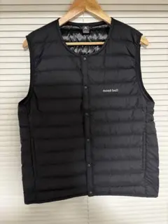 mont-bell スペリオダウン ラウンドネックベスト L 黒