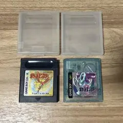 ポケットモンスター 金 クリスタル ソフト2個セット ジャンク