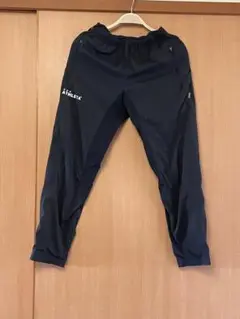 アスレタ ピステパンツ 黒 裾ジッパー付き/150サイズ