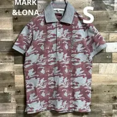 MARK&LONA マークアンドロナ ポロシャツ ライトストーン ドクロ S