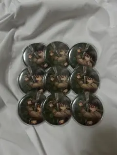 リヴァイ オンライン展覧会 缶バッジ 9個セット 進撃の巨人