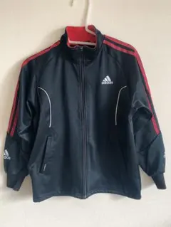 adidas ClimaLite ジャージ 140サイズ 黒赤