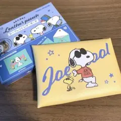 未使用 スヌーピー ピーナッツ シークレットレザーポーチ ジョークール