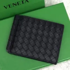 極上美品✨RFID内蔵 BOTTEGA VENETA イントレ マネークリップ