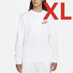 新品 ナイキ フレンチテリー クルー トレーナー ホワイト ＸＬサイズ 送料無料