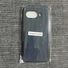 Google Pixel 9a ケース ブルー レザー 木目