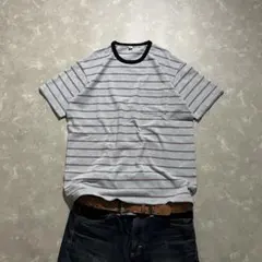 OLD UNIQLO striped s/s tee y2k archive