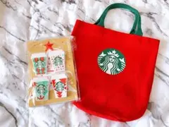 ミ*コ様 Starbucks★クリスマス限定 トートバッグ ホリデー クリップ★
