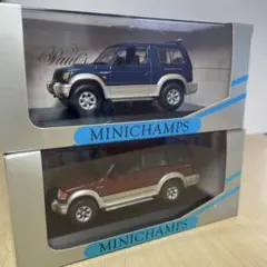 未開封 MTECH 1/43 三菱 パジェロ ロング 2台セット MINT限定 - メルカリ
