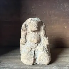 古い石仏 野仏 地蔵菩薩立像 仏像 仏教美術 高さ約35cm - メルカリ