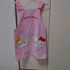 Hello Kitty エプロン 120-130cm ピンク