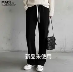 ダークエンジェル　新品未使用　裏起毛　ワイドパンツ　M ブラック　コーデュロイ