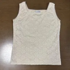 THEORIA キャミソール レース アイボリー系　Ｌサイズ