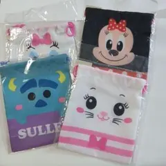 ディズニー　ミニ巾着　４点セット