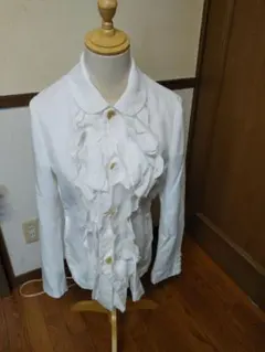 Comme des Garçons フリルノーカラージャケット S Comme des Garçons フリルノーカラージャケット S - メルカリ