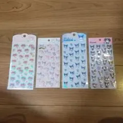 サンリオ ぷくっとシール マイメロ&クロミ ４枚セット