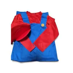 マリオ風 コスプレ衣装 帽子付き　110から130