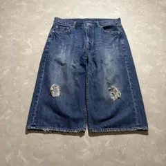 00's archive swag ダメージデニム ヒゲ ストリート アメカジ - メルカリ
