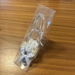 ガラスの靴　オブジェ　造花