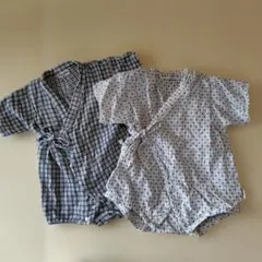 甚平ロンパース　80サイズ　２枚セット