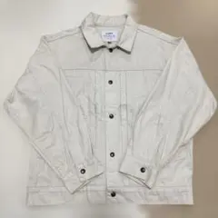 coen 白デニムジャケット