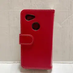 Google Pixel 3 手帳型 財布付き 財布付部長レッドred 新品