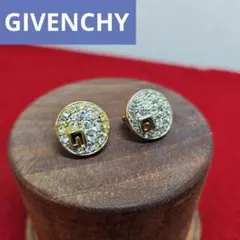 GIVENCHY ジバンシー Gロゴ ラインストーン イヤリング GP ゴールドのサムネイル