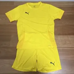 PUMA イエロー シャツ　ハーフパンツ　セットアップ