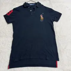 Polo Ralph Laurenネイビーポロシャツ ビッグポニーy2k - メルカリ