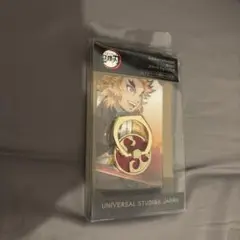 ユニバ鬼滅の刃スマートフォンリング&カードセット（煉獄）