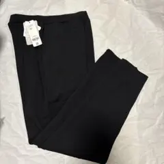 coca エンボス テーパードパンツ ブラック M