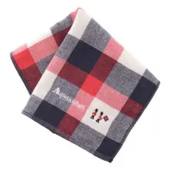 アクアスキュータム チェック柄タオルハンカチ