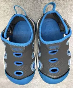 KEEN キッズ　ベビー　サンダル グレー/ブルー　13.5cm